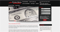 Desktop Screenshot of privatemoneyexchange.com