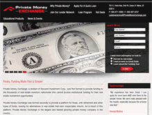 Tablet Screenshot of privatemoneyexchange.com